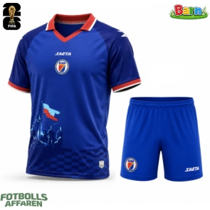 Haiti Hemmaställ Barn VM 2026 Kortärmad (+ Korta byxor)
